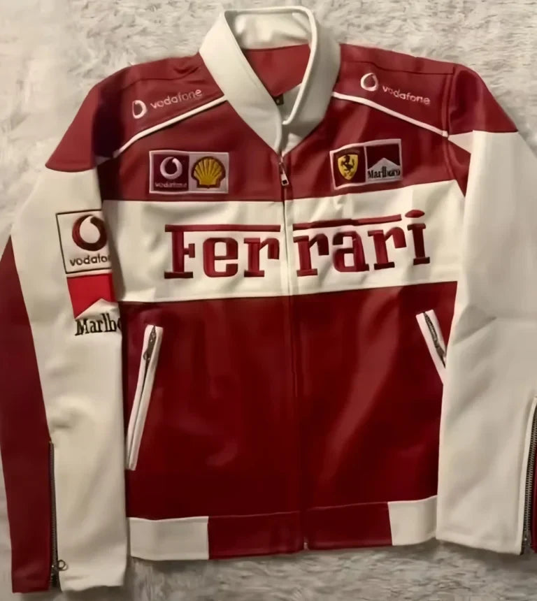 F1 Leather Jacket for Men & Women – Premium Racing-Inspired Leather Jacket for Style & Performance