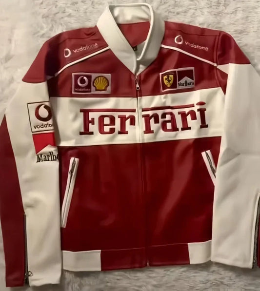 F1 Leather Jacket for Men & Women – Premium Racing-Inspired Leather Jacket for Style & Performance