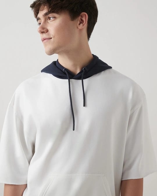 Darkcity Down Shoulder Hoodie – Oversized Streetwear Comfort Fit for Men & Women