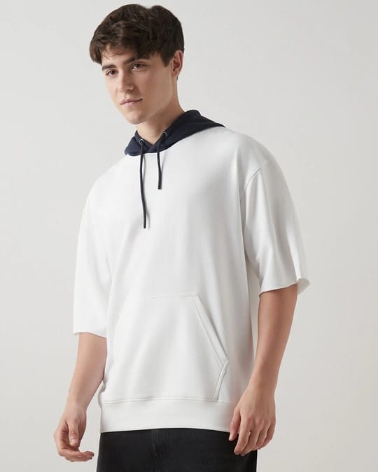 Darkcity Down Shoulder Hoodie – Oversized Streetwear Comfort Fit for Men & Women