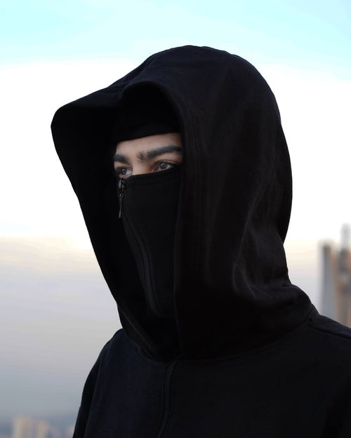 Balaclava Hoodie - Ninja Mask Hoodie for Streetwear Style | Darkcity
