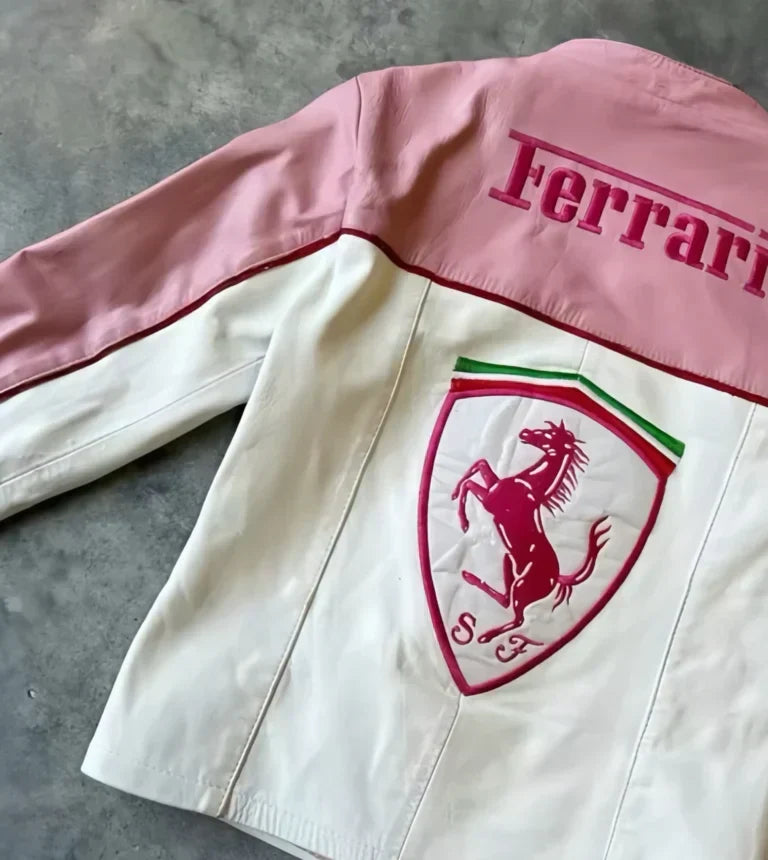 F1 Leather Racer Jacket for Women – Premium Leather Racer Jacket for Style, Comfort & Protection