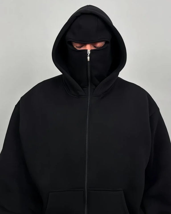Balaclava Hoodie Zipper