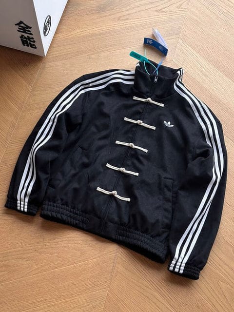 Darkcity CNY-Inspired Premium Black Suede Streetwear Jacket